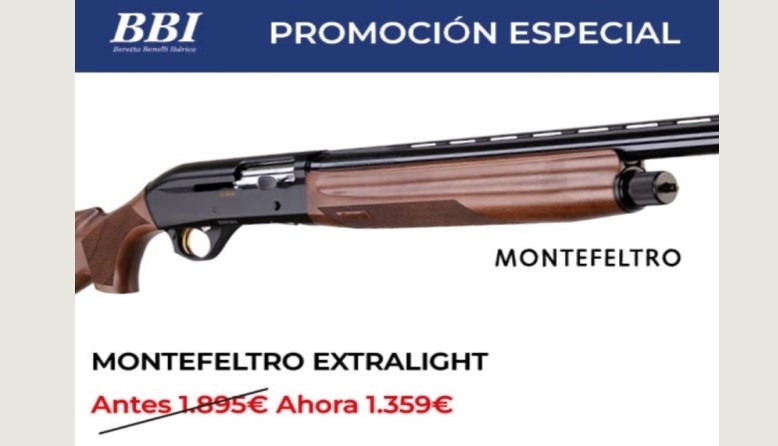 Pomoción Benelli Montefeltro Extralight